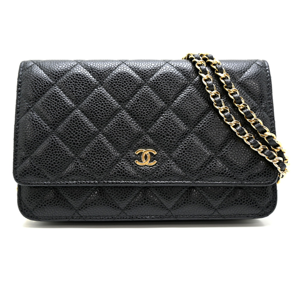 CHANEL Caviar Leather Wallet